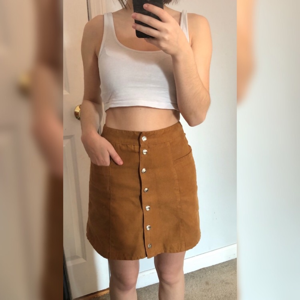 Corduroy skirt